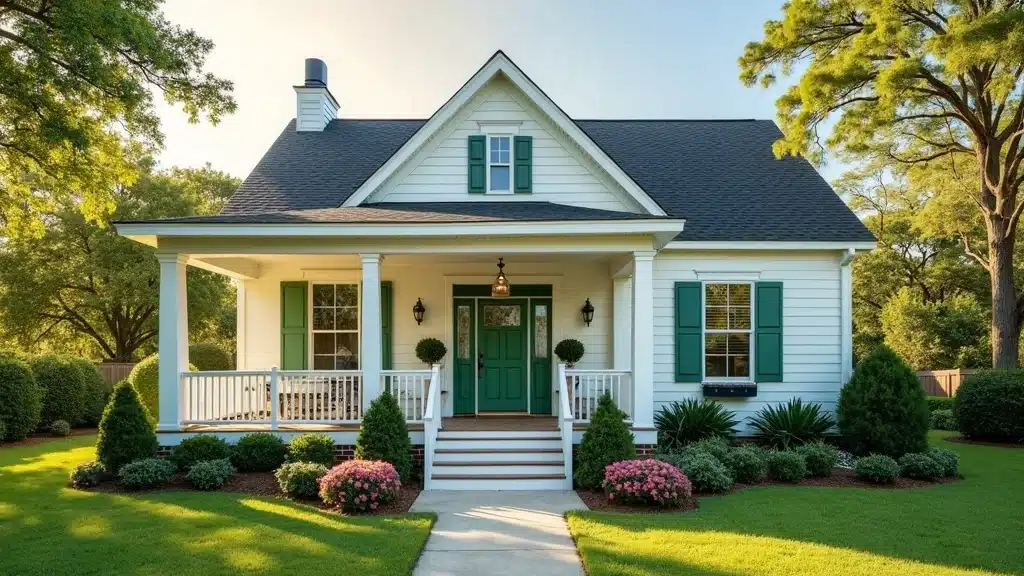 Freshly painted home with vibrant curb appeal in Columbia SC — curb appeal after repaint
